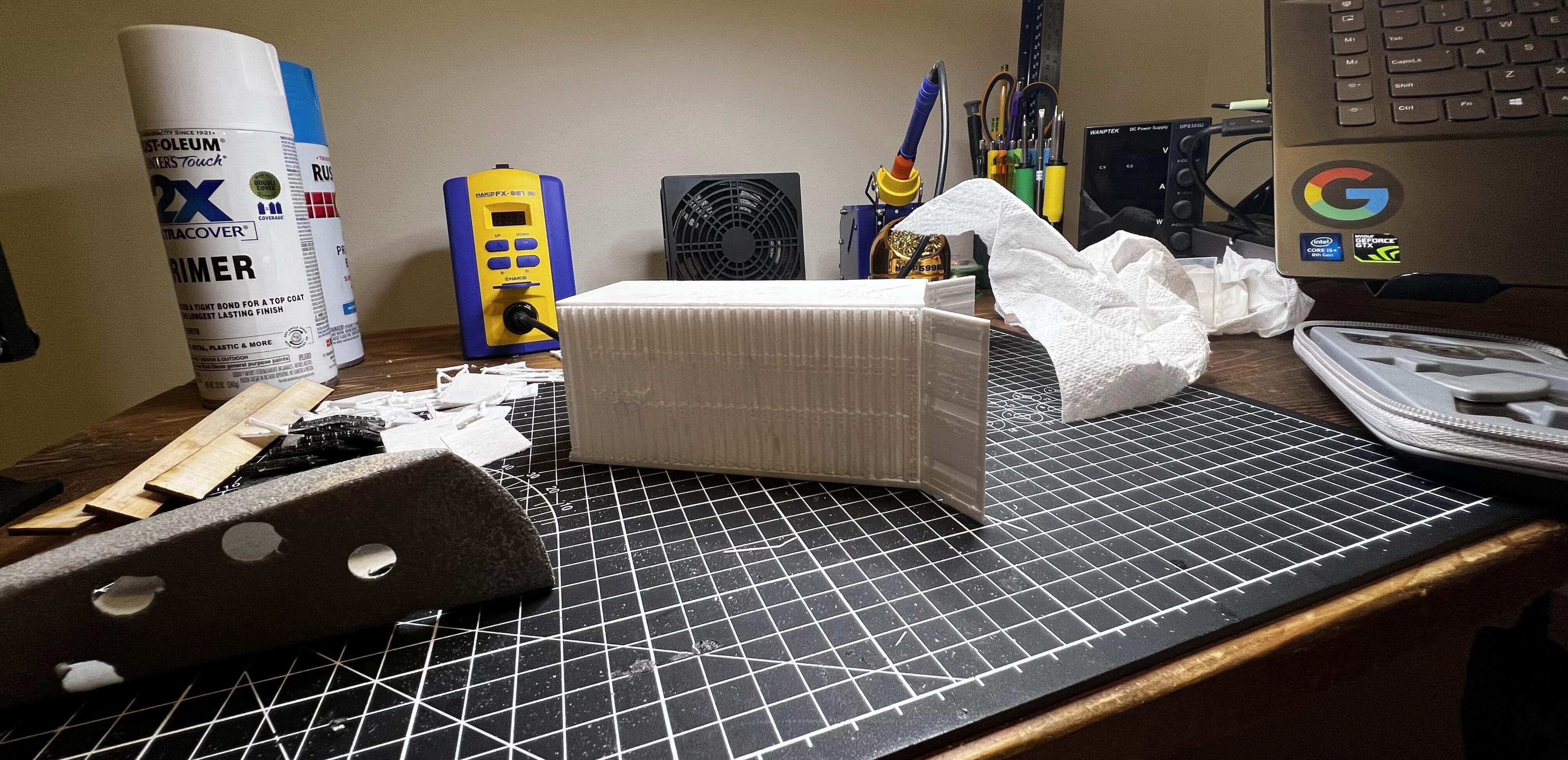 Post-processed 3D printed shipping container