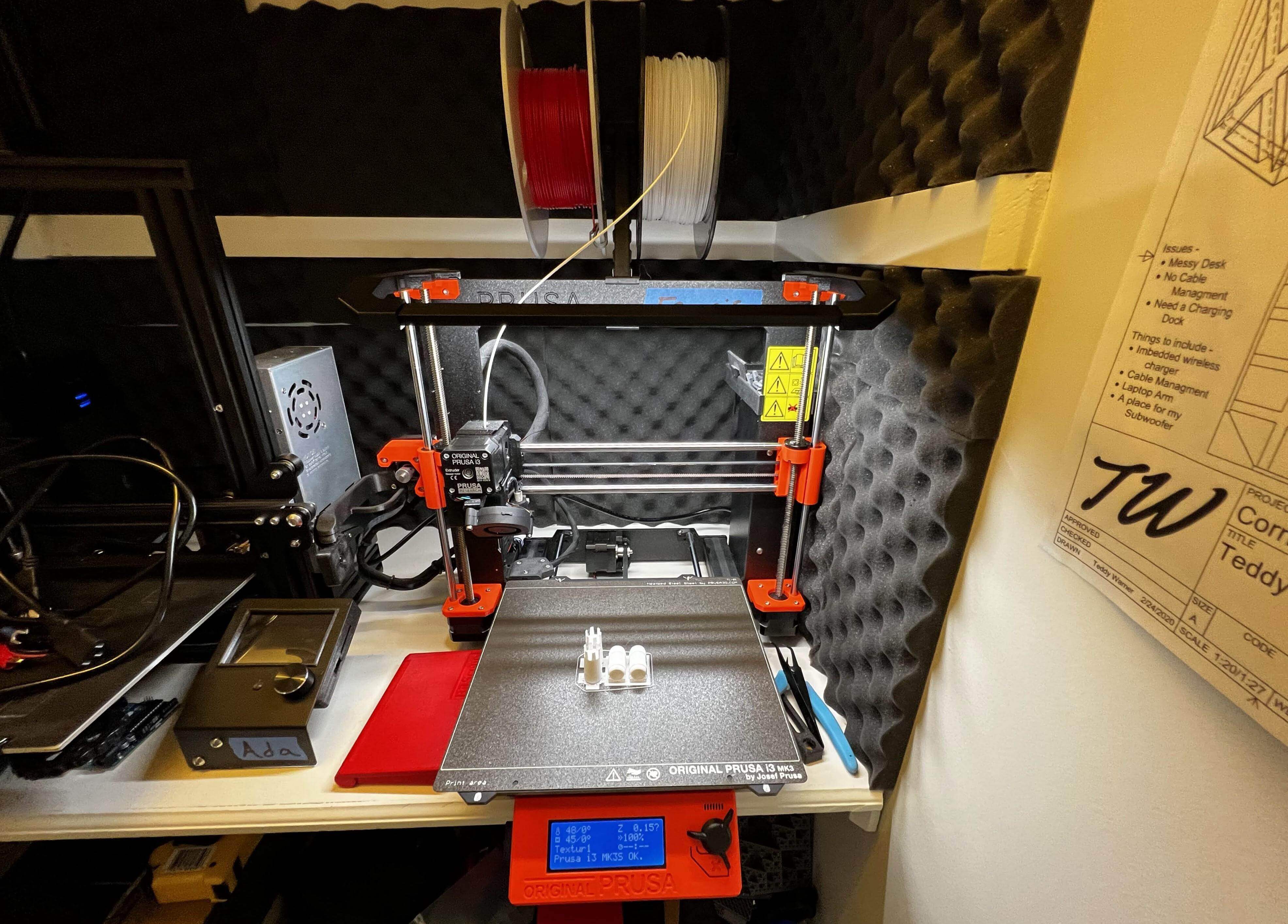 Printing small parts